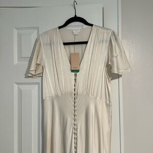 Ghost London | Dresses | Ghost London Grace Dress Ivory Xl | Poshmark